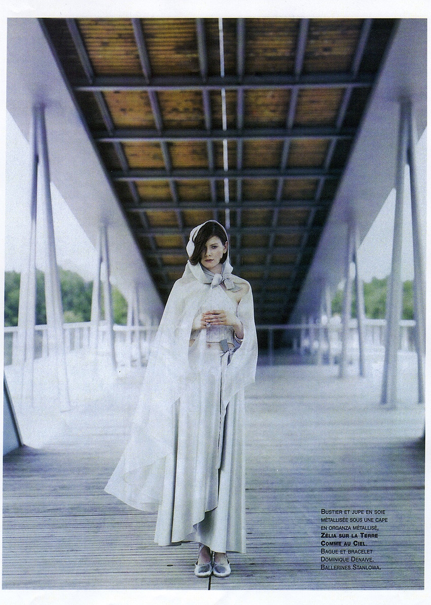Robe de mariée irisée- robe de mariée originale – Mariages Magazine- Zélia – Paris