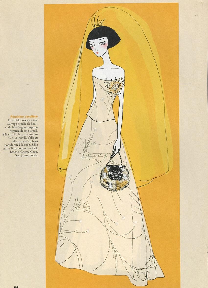 Créatrice de robes de mariée uniques – Zélia – Oui Magazine – Mariages – Parisienne