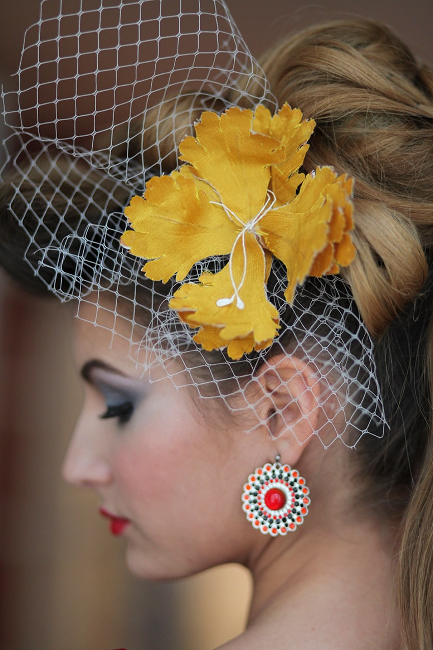 Voilette de mariée- accessoires de mariées – Dulux Valentine Couture- Zélia