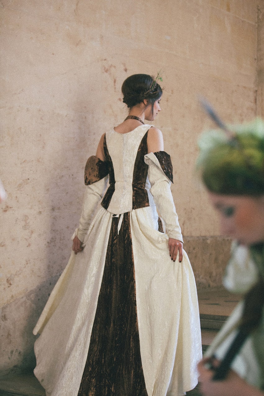 Robe de mariée d’hiver- mariage – robe de mariée originale- Zélia- Montmartre