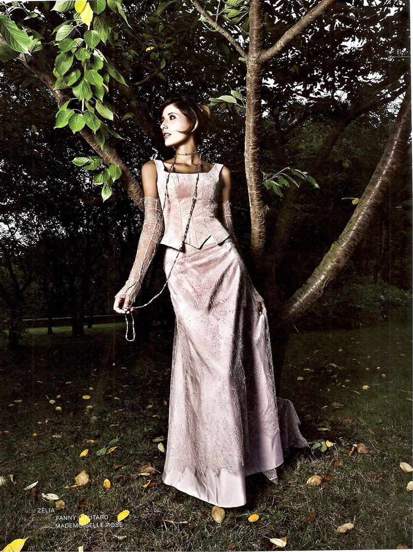 Marions nous Magazine – salon du mariage – marions nous – robe de mariée rose – Zélia