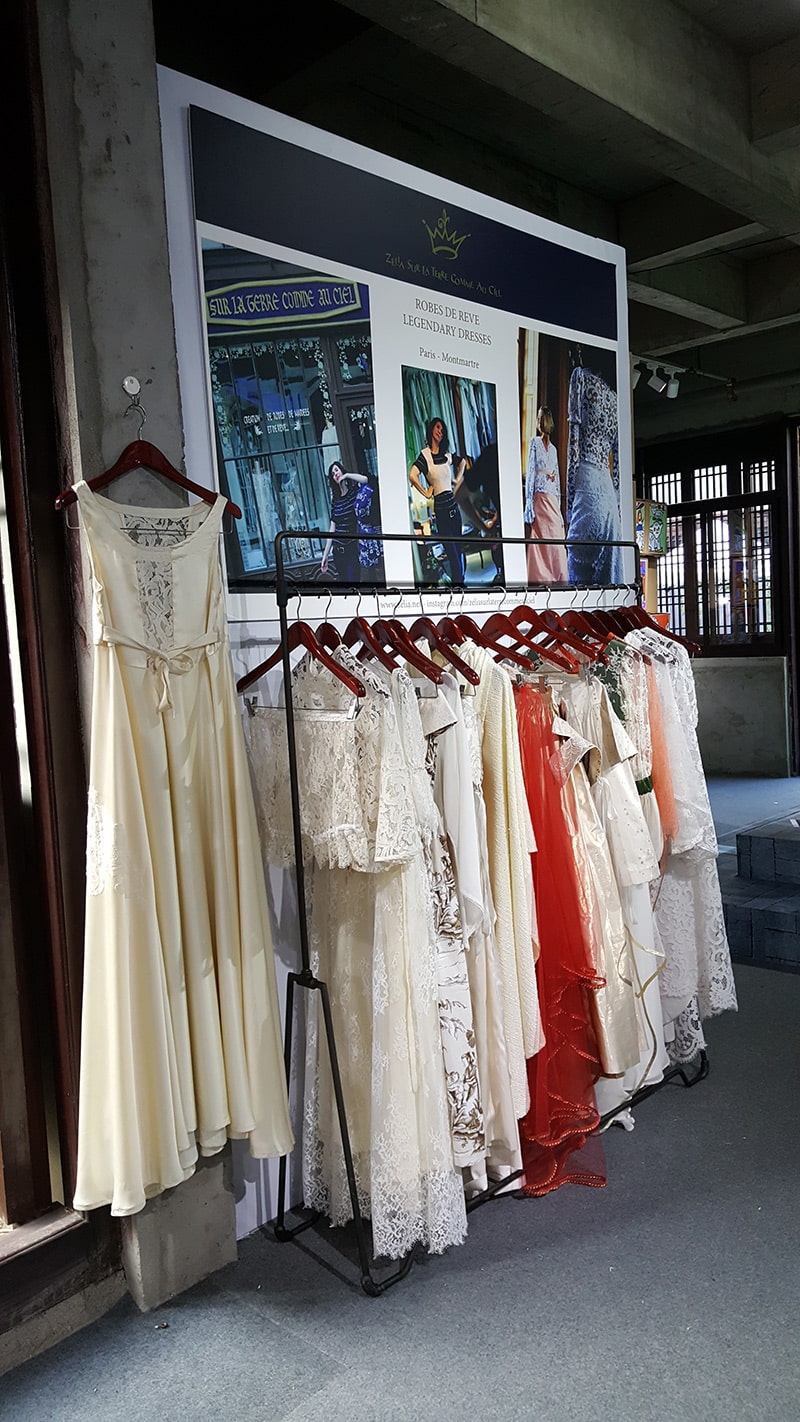 Collections des robes de mariée de la créatrice Parisienne Zélia à Suzhou