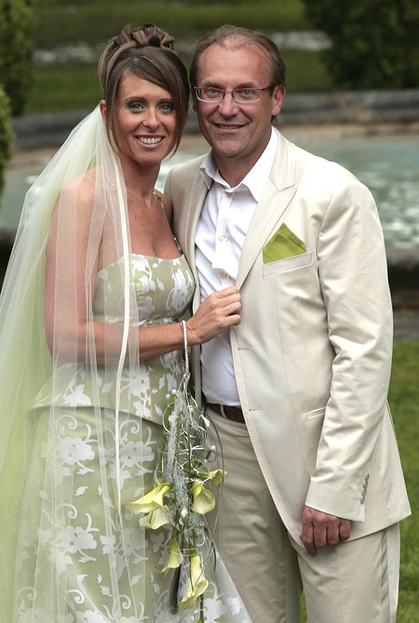 Robe de mariée verte – robe de mariée originale – mariage vip – Laurent Fignon- Valérie- Zélia